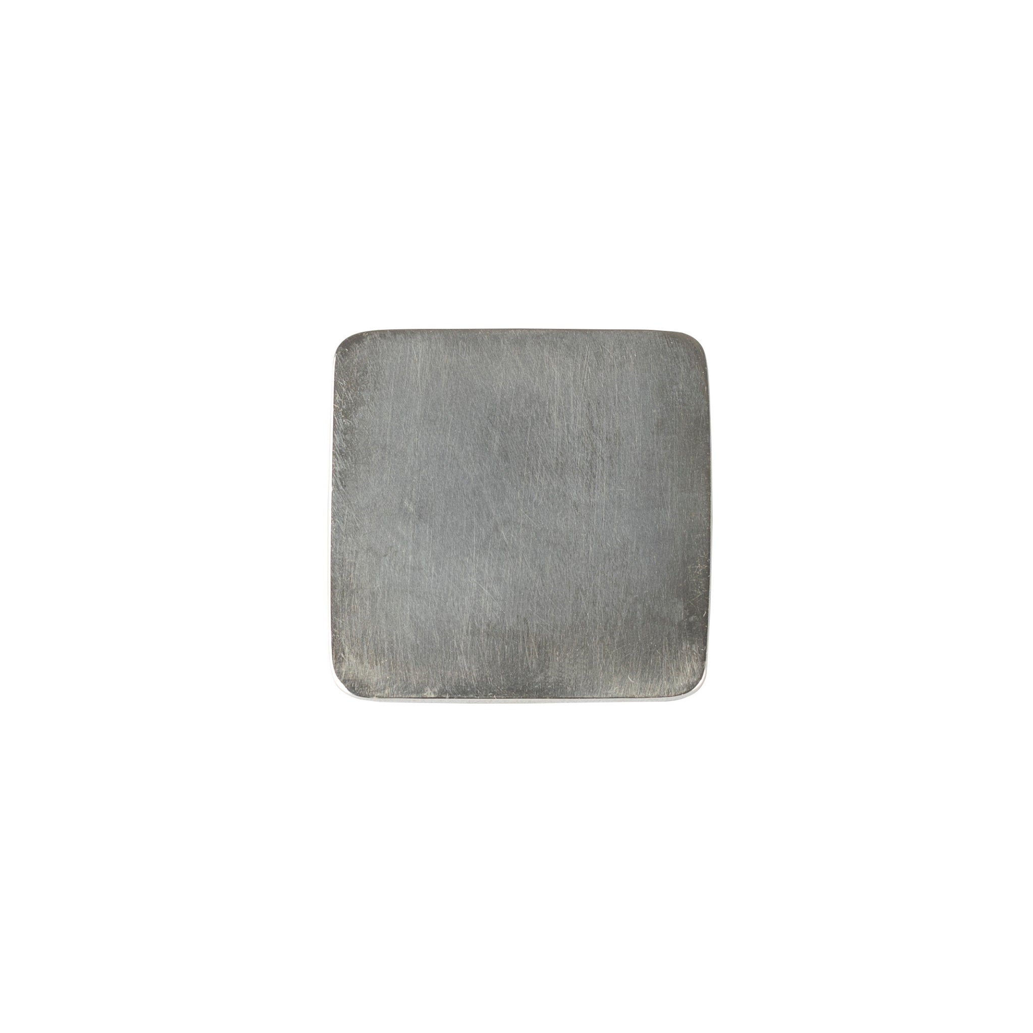 Square Hand-Cast Sterling Silver Goodwin Ring